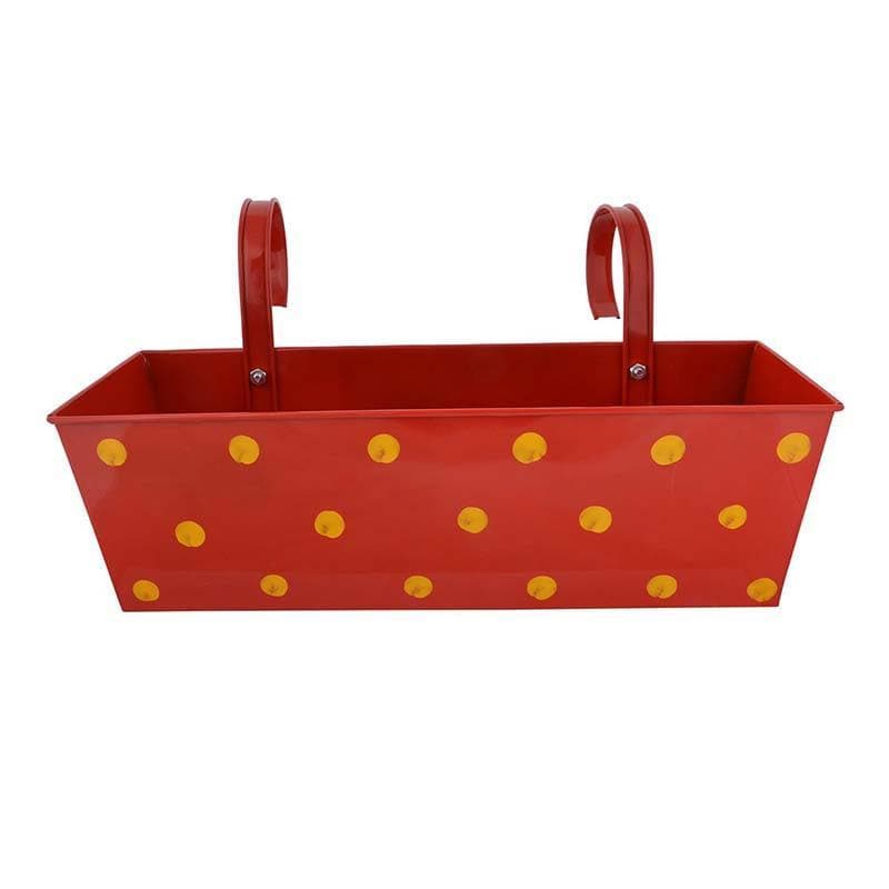 Buy Peppy Polka Planter- Red Pots & Planters from Vaaree