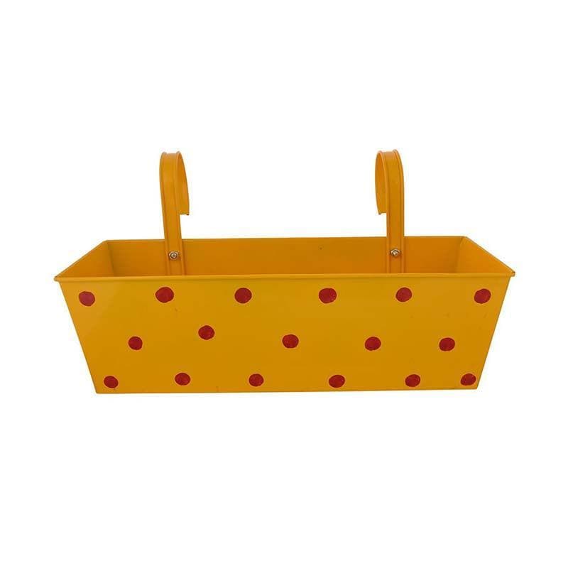 Buy Peppy Polka Planter- Yellow Pots & Planters from Vaaree