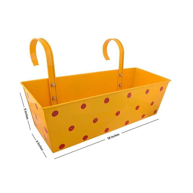 Buy Peppy Polka Planter- Yellow Pots & Planters from Vaaree