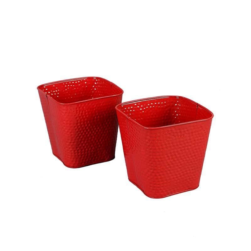 Buy Pretty in Red Planter Set Pots & Planters from Vaaree