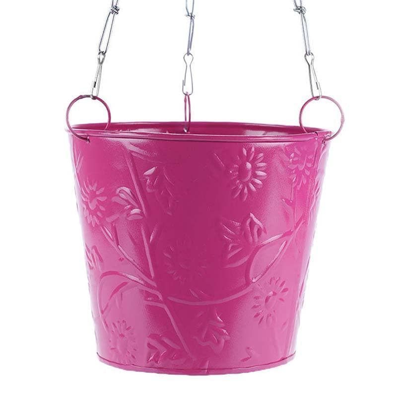 Buy Simply Solid Hanging Planter- Pink Pots & Planters from Vaaree