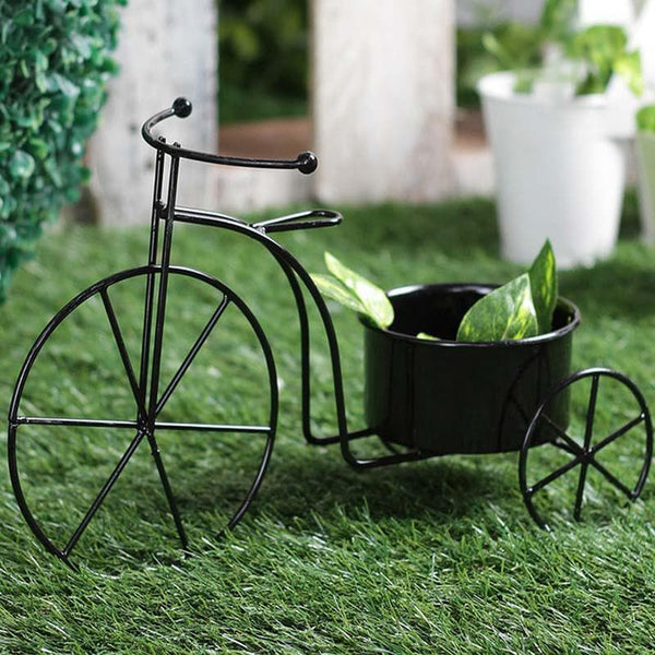 Buy Twee Bicycle Planter-Black Pots & Planters from Vaaree