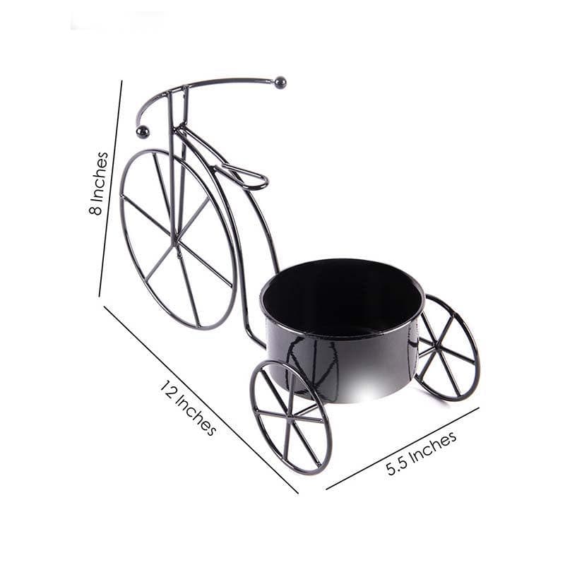 Buy Twee Bicycle Planter-Black Pots & Planters from Vaaree