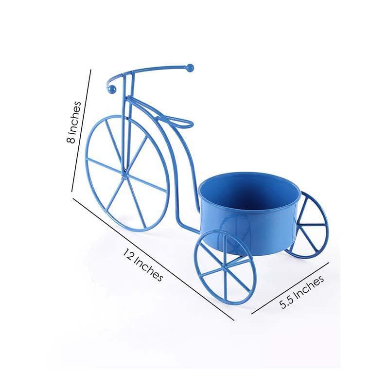 Buy Twee Bicycle Planter-Blue Pots & Planters from Vaaree