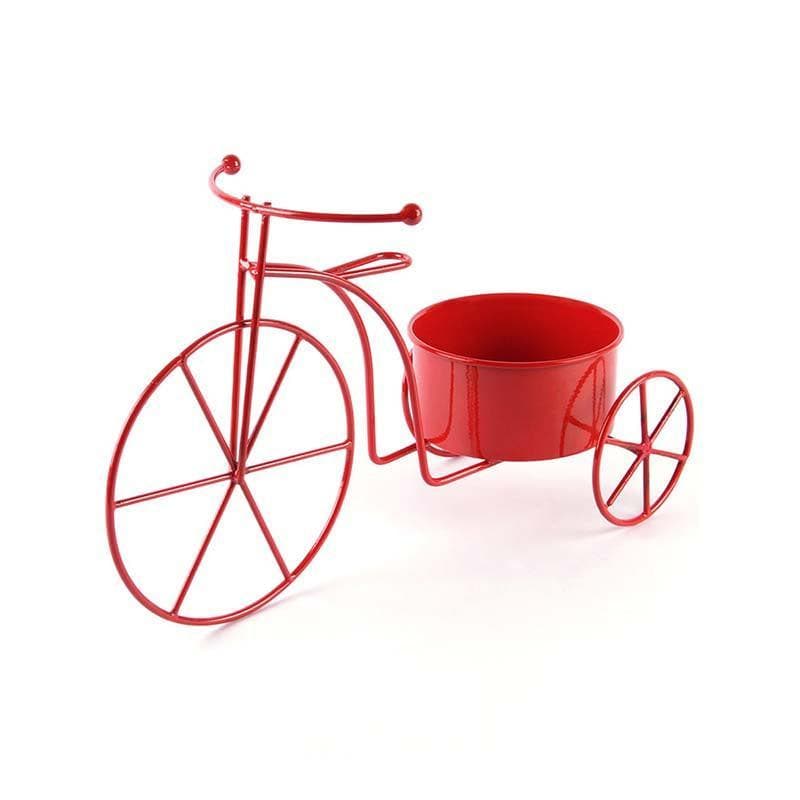 Buy Twee Bicycle Planter-Red Pots & Planters from Vaaree