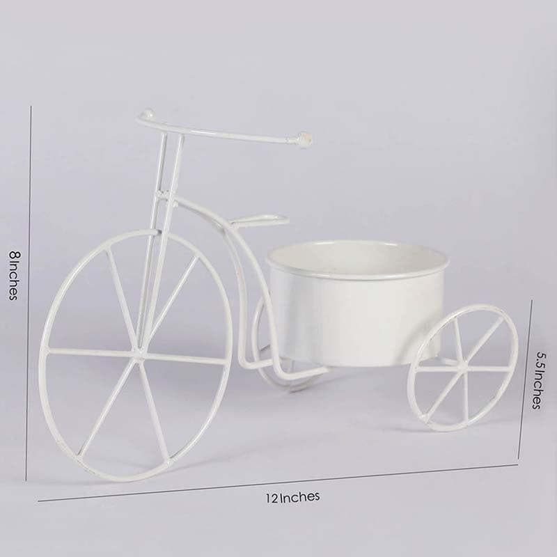 Buy Twee Bicycle Planter-White Pots & Planters from Vaaree