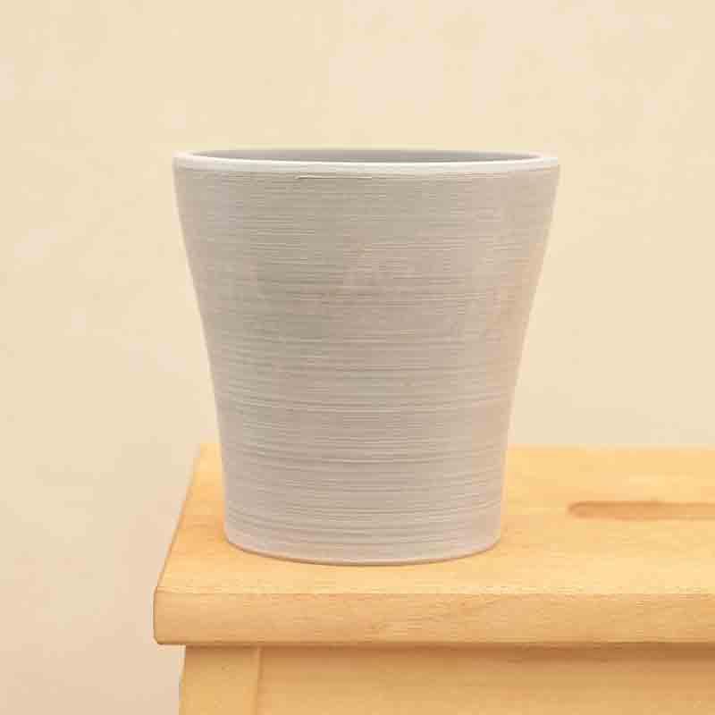 Buy UGAOO Tivoli Planter for Home & Balcony Garden- Light Grey Pots & Planters from Vaaree