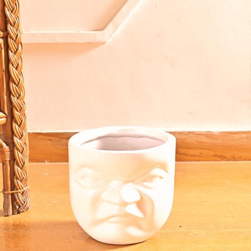 Buy Ugaoo Unwavered Love - Kids Angry Face Ceramic Pot Pots & Planters from Vaaree