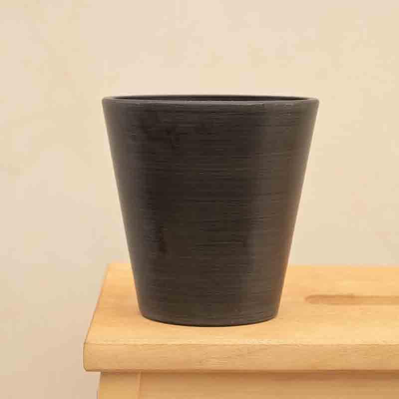 Buy UGAOO Venice Planter for Home & Balcony Garden- Black Pots & Planters from Vaaree