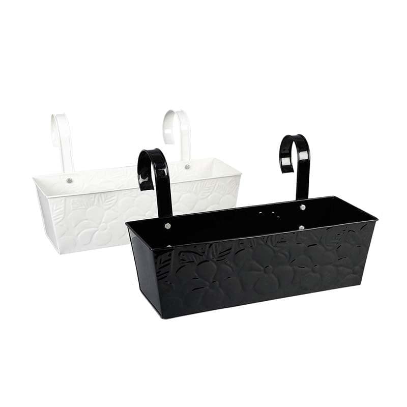 Buy Yin & Yang Planter Set- Black/White Pots & Planters from Vaaree