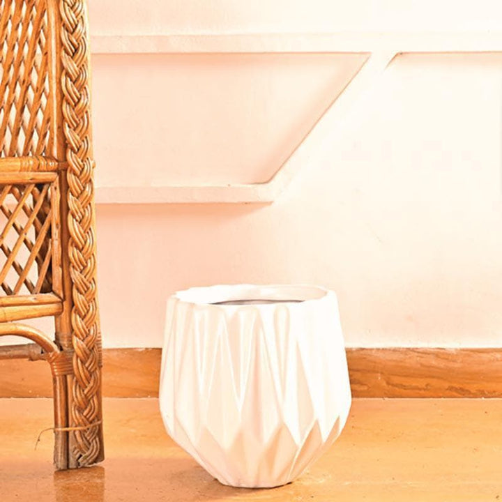 Buy Ugaoo Precious Horcrux White Ceramic Pot at Vaaree online | Beautiful Pots & Planters to choose from