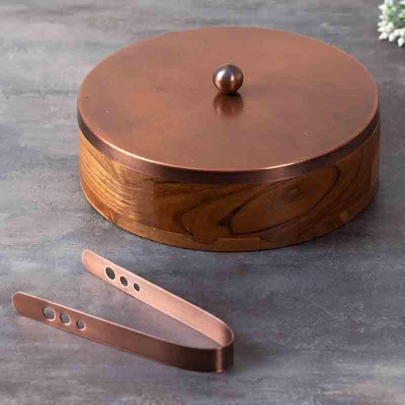 Buy Mahogany Roti Box - Copper Roti Box from Vaaree