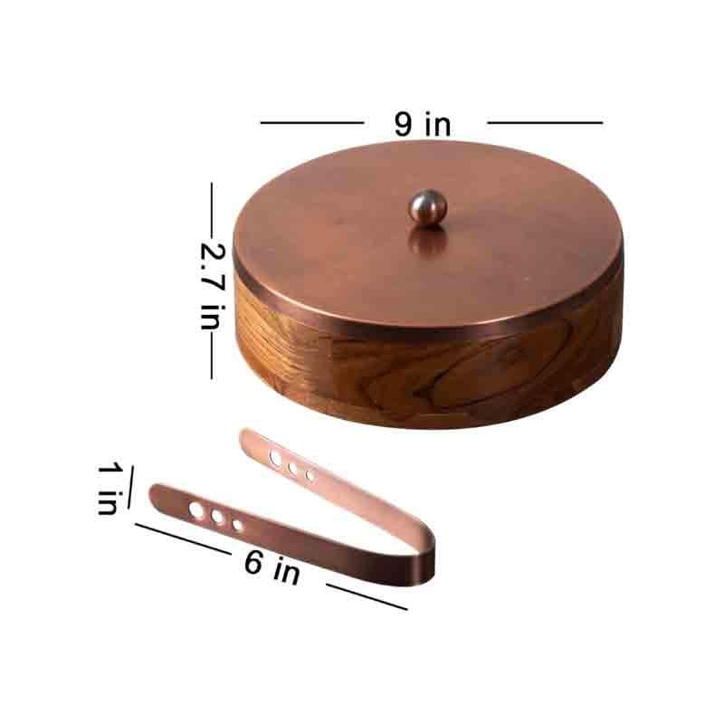 Buy Mahogany Roti Box - Copper Roti Box from Vaaree