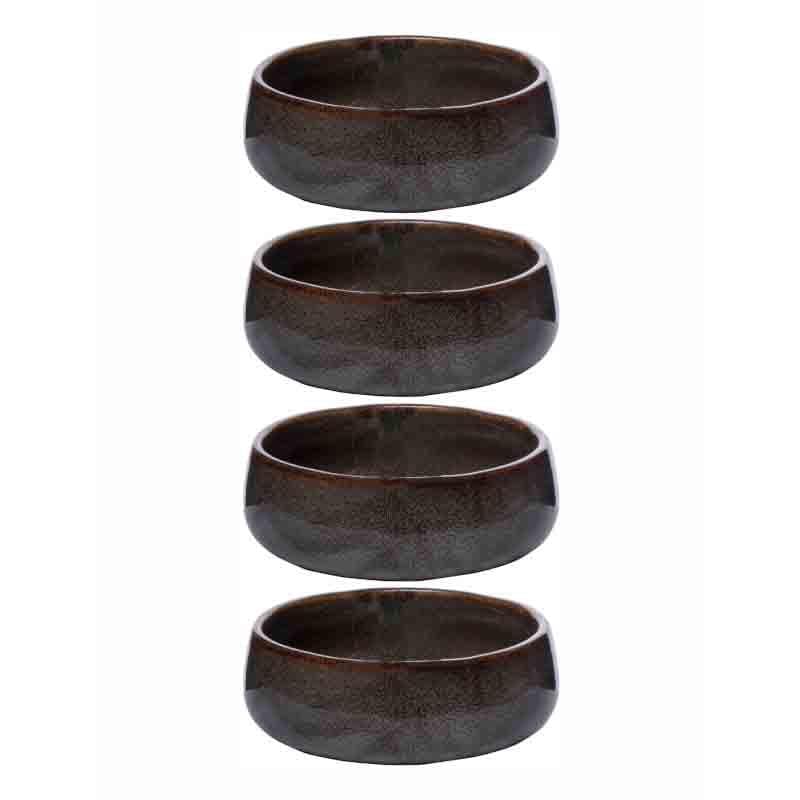 Buy Carved with Love Stone Bowl - Set of Four Serving Bowl from Vaaree