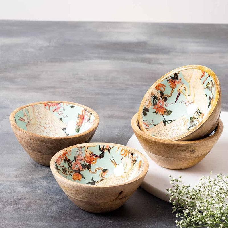 Buy Elysian Bowl (Green) - Set Of Four Serving Bowl from Vaaree