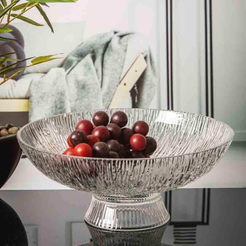 Buy Mario Glass Footed Serving Bowl Serving Bowl from Vaaree