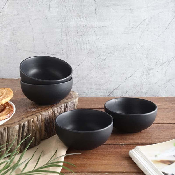 Buy Sable Bowl - Set Of Four Serving Bowl from Vaaree