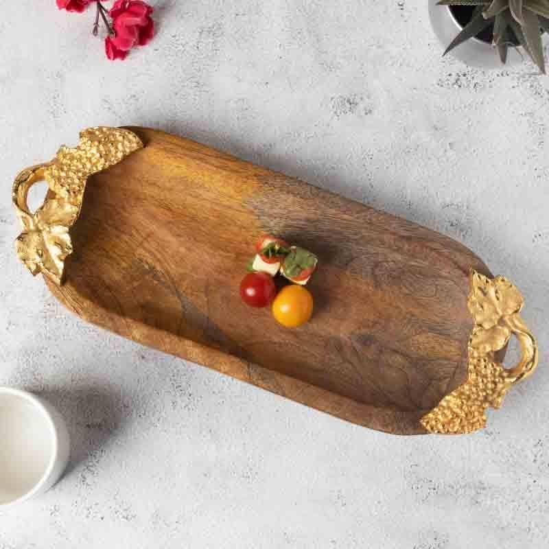 Buy Ebony Coast Serving Platter Platter from Vaaree