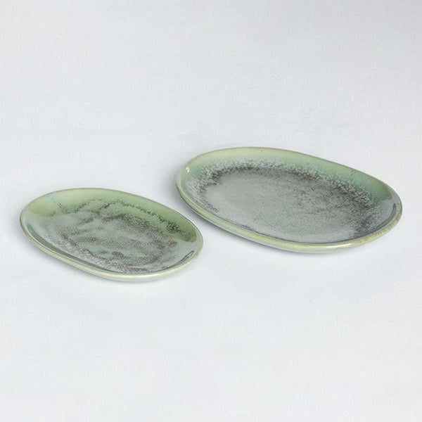 Buy Sage Saga Oval Platter - Small Platter from Vaaree