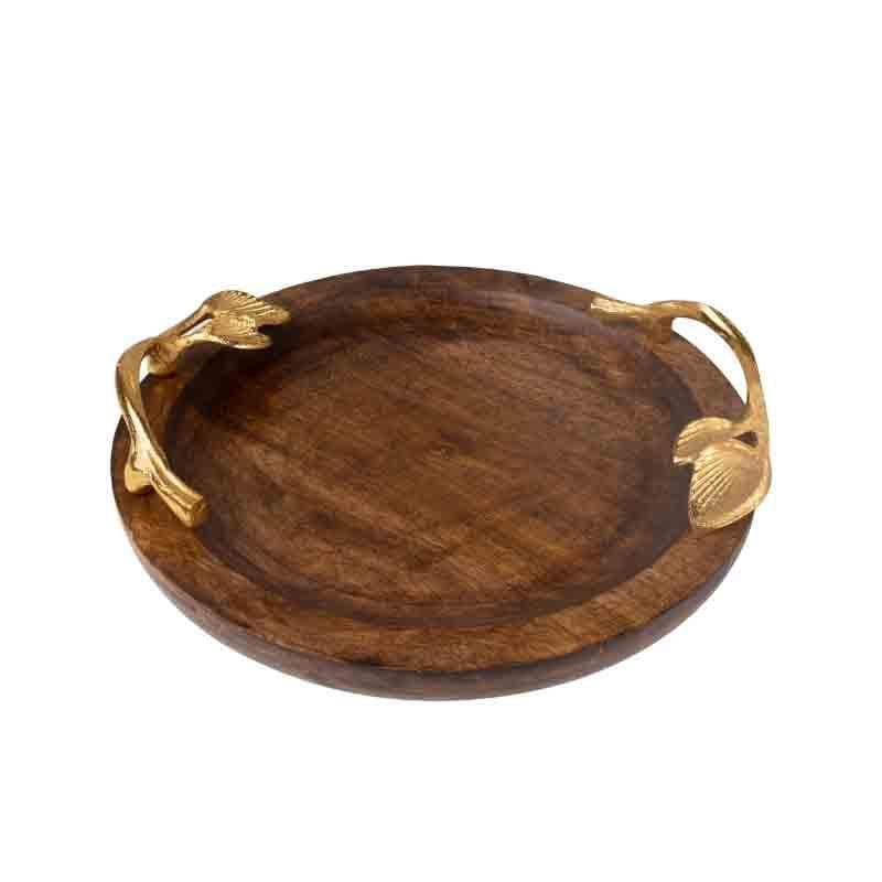 Buy Woodnote Cheese Platter Platter from Vaaree