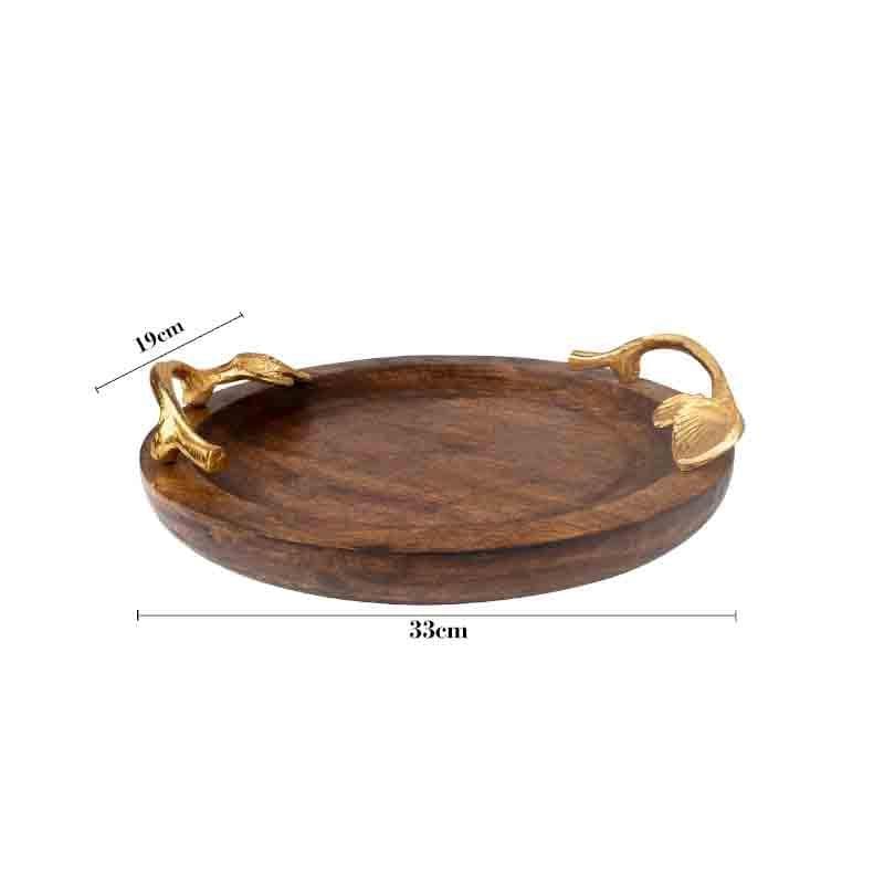 Buy Woodnote Cheese Platter Platter from Vaaree