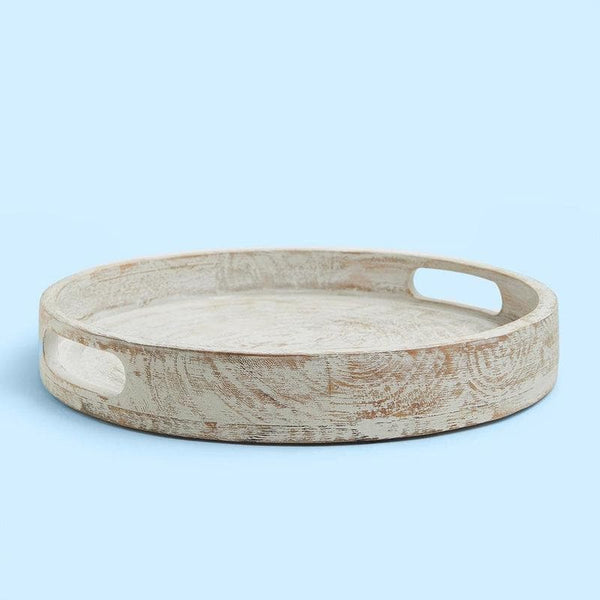 Serving Tray - Basic Wooden Tray Kutch White