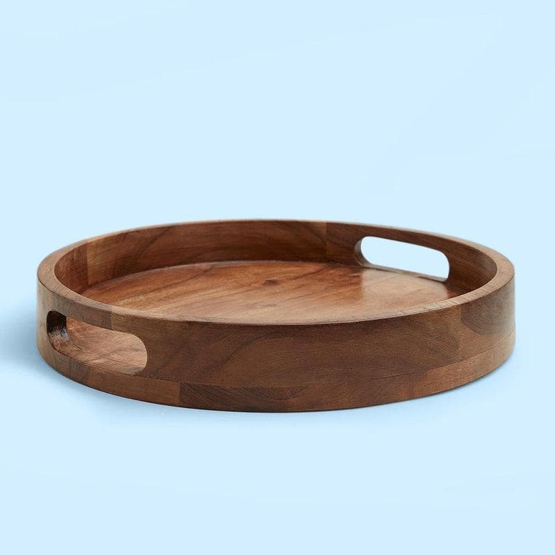 Buy Basic Wooden Tray Natural Serving Tray from Vaaree