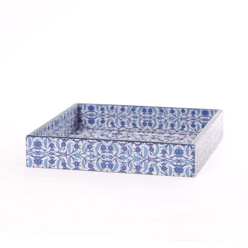 Serving Tray - Indigo Florets Serving Tray