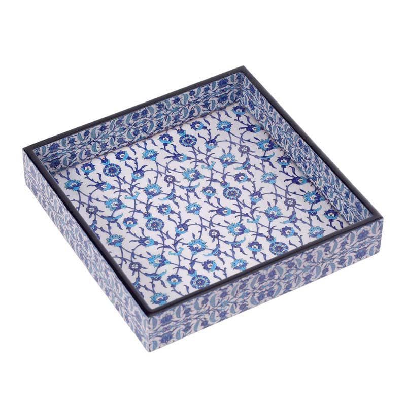 Serving Tray - Indigo Florets Serving Tray