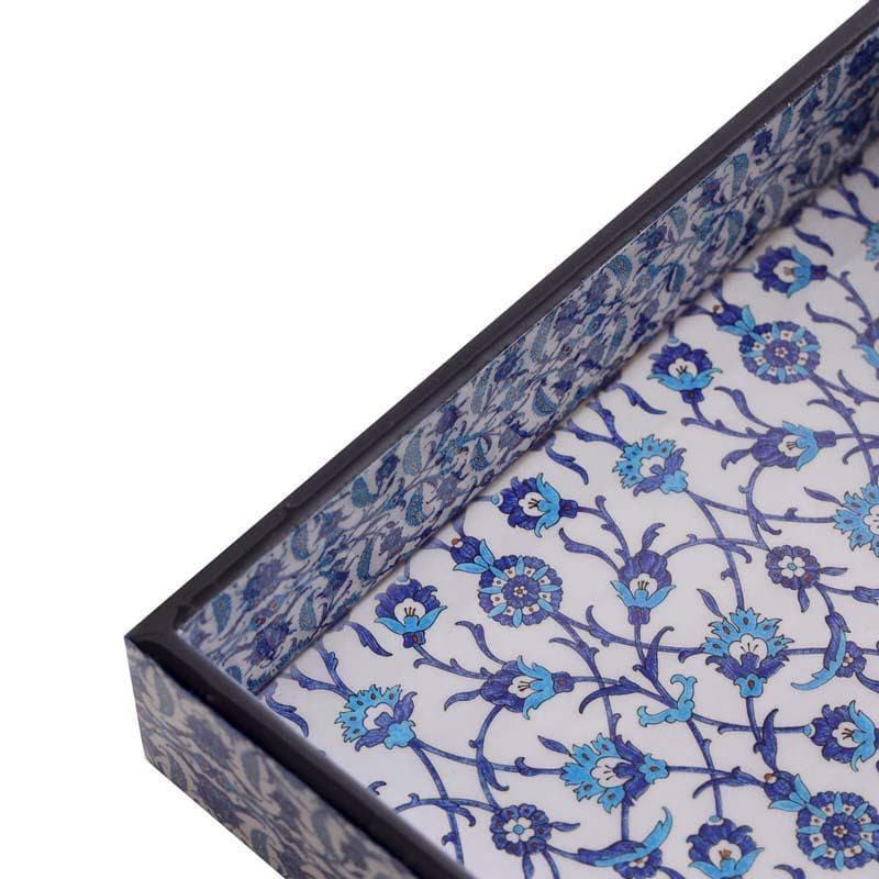 Serving Tray - Indigo Florets Serving Tray