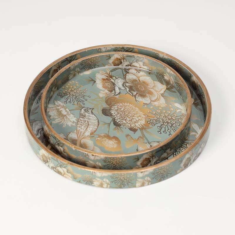 Buy Serving Tray - Woodland Serving Tray - Set Of Two at Vaaree online