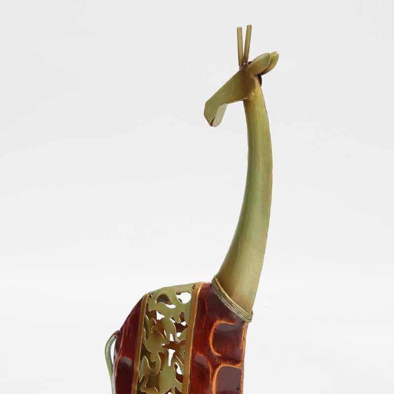 Showpieces - Aqua Giraffe Accent Piece - Small