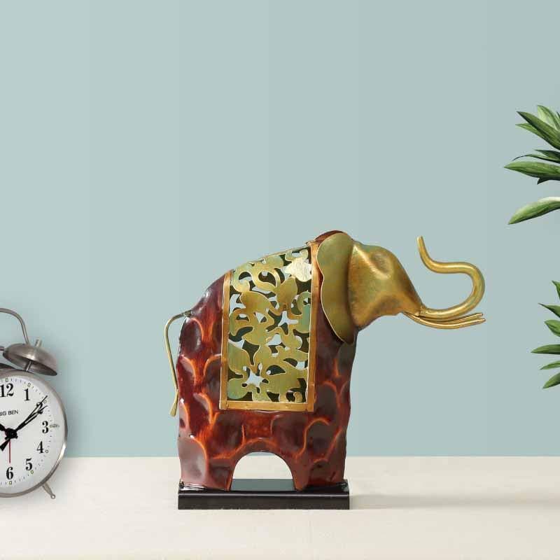 Buy Kabali Elephant Accent Piece - Short Showpiece from Vaaree