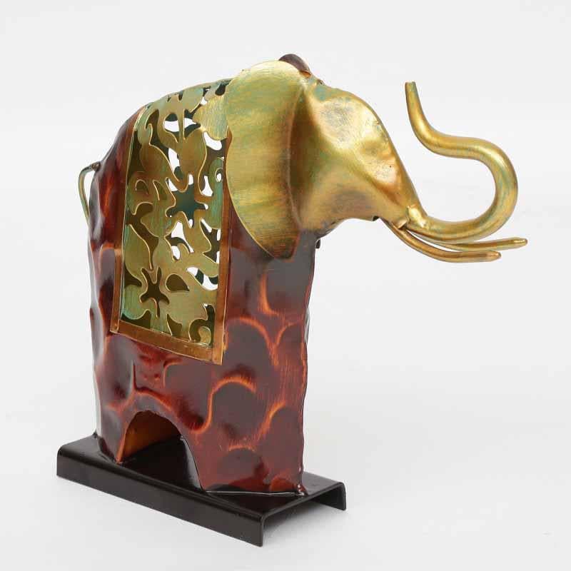 Showpieces - Kabali Elephant Accent Piece - Short