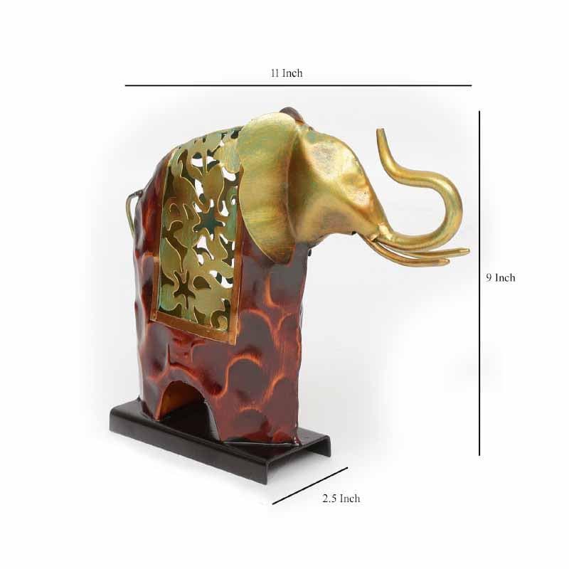 Showpieces - Kabali Elephant Accent Piece - Short