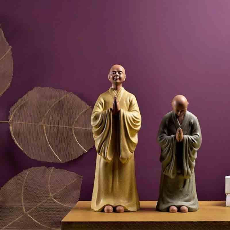 Buy Monk Life Figurine Showpieces from Vaaree