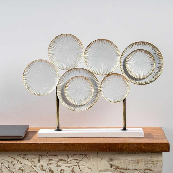 Showpieces - Plated Abstract Table Decor