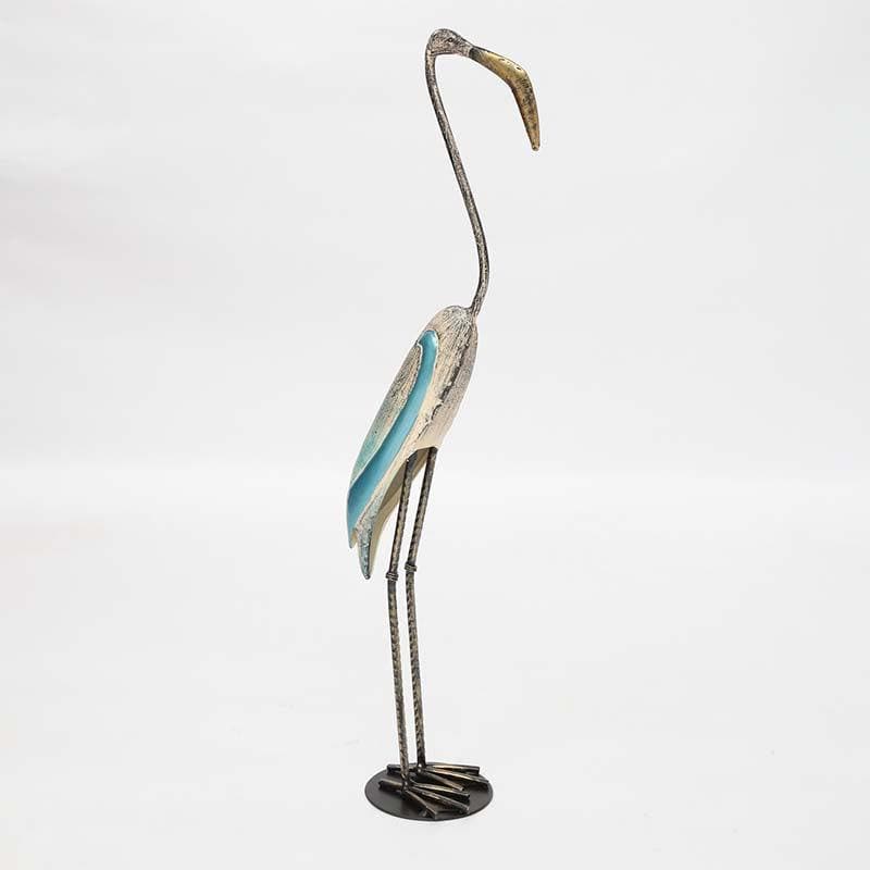 Buy The Graceful Pelican Statue- Blue Showpieces from Vaaree