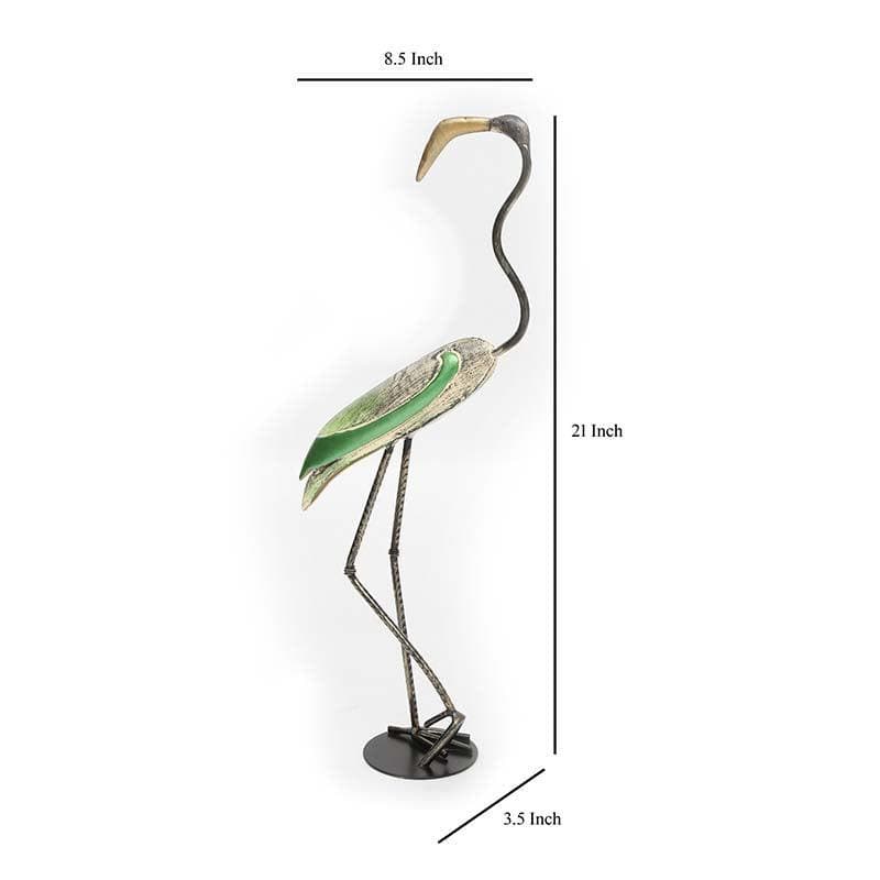 Buy The Graceful Pelican Statue- Green Showpieces from Vaaree