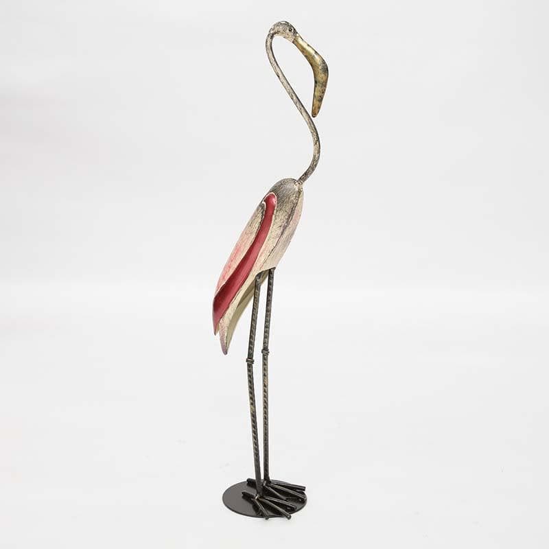 Buy The Graceful Pelican Statue- Red Showpieces from Vaaree