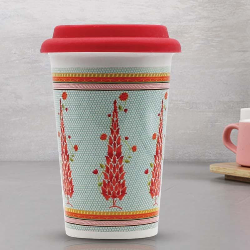 Buy Sipper - Magnate Mughal Coffee Mug- Pink at Vaaree online