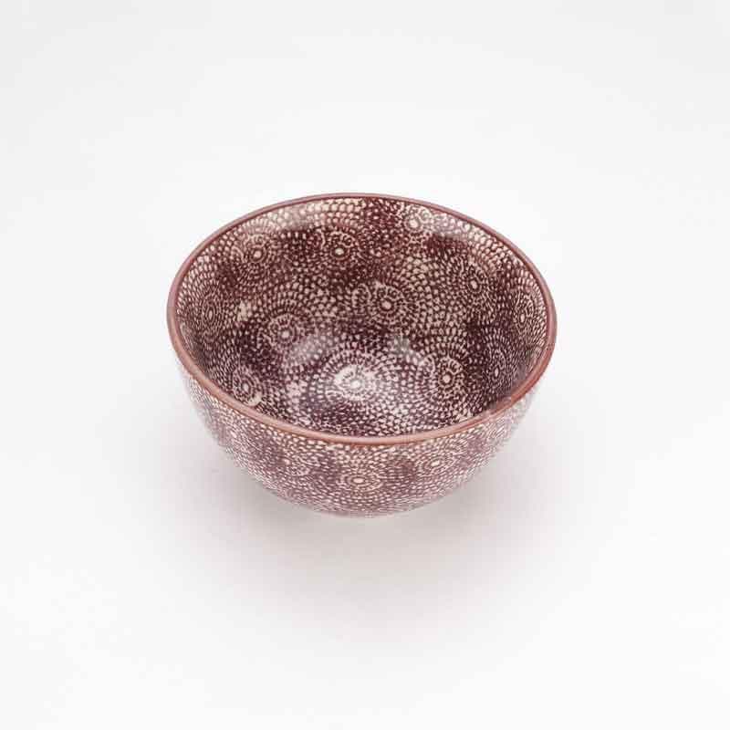 Buy Fireworks Brown Bowl Snack Bowl from Vaaree