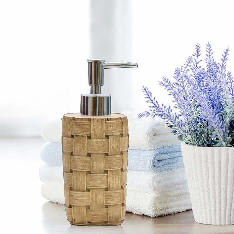 Buy Basket Weave Soap Dispenser Soap Dispenser from Vaaree