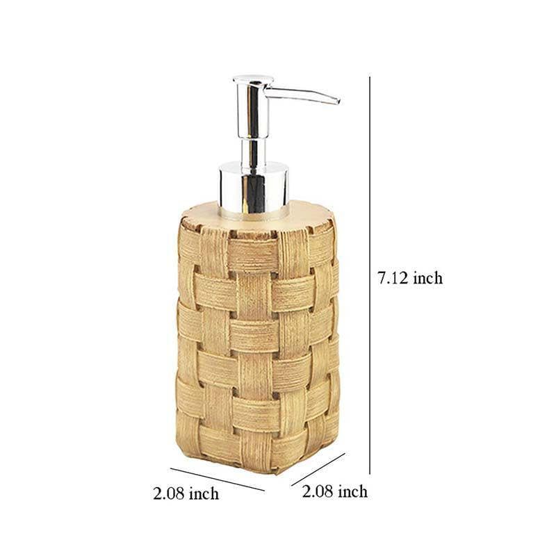 Buy Basket Weave Soap Dispenser Soap Dispenser from Vaaree