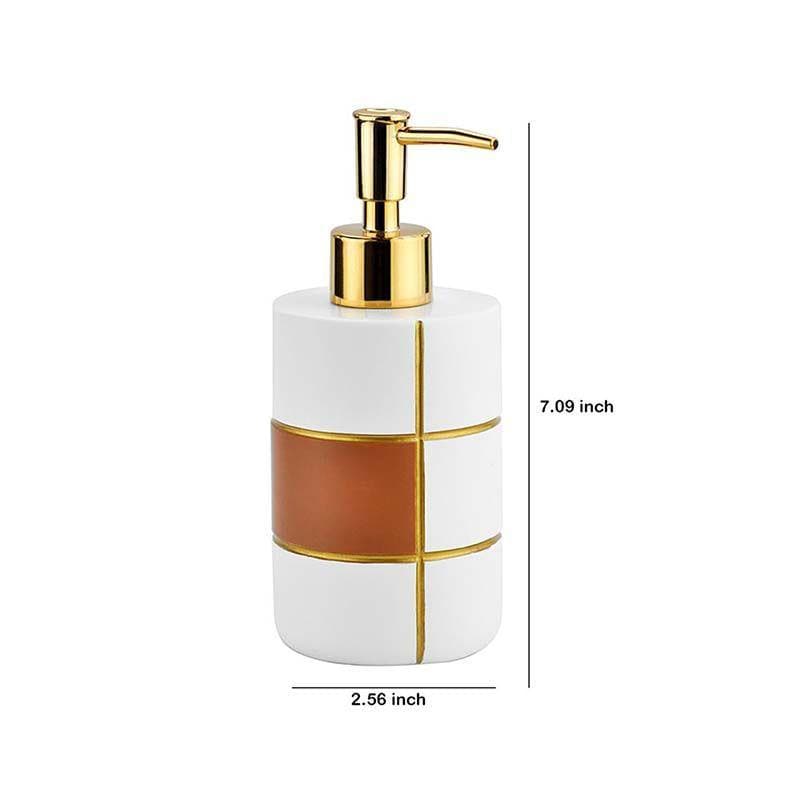 Buy Ivory & Gold Soap Dispenser Soap Dispenser from Vaaree