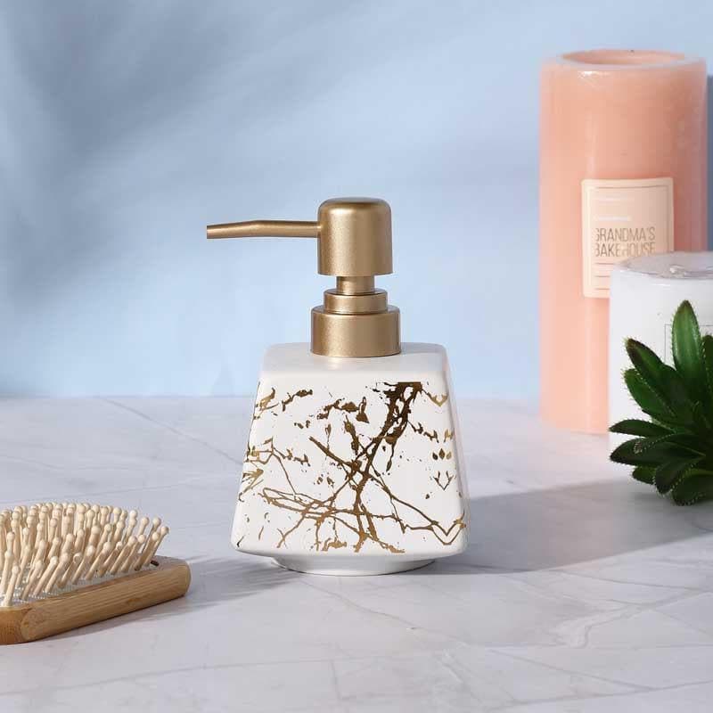 Buy Marble Texture Soap Dispenser - Square Soap Dispenser from Vaaree