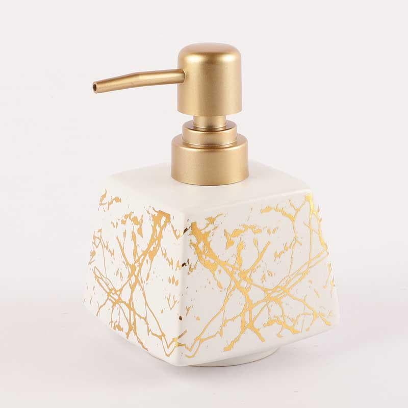 Buy Marble Texture Soap Dispenser - Square Soap Dispenser from Vaaree