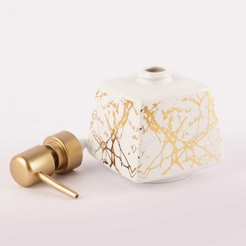 Buy Marble Texture Soap Dispenser - Square Soap Dispenser from Vaaree