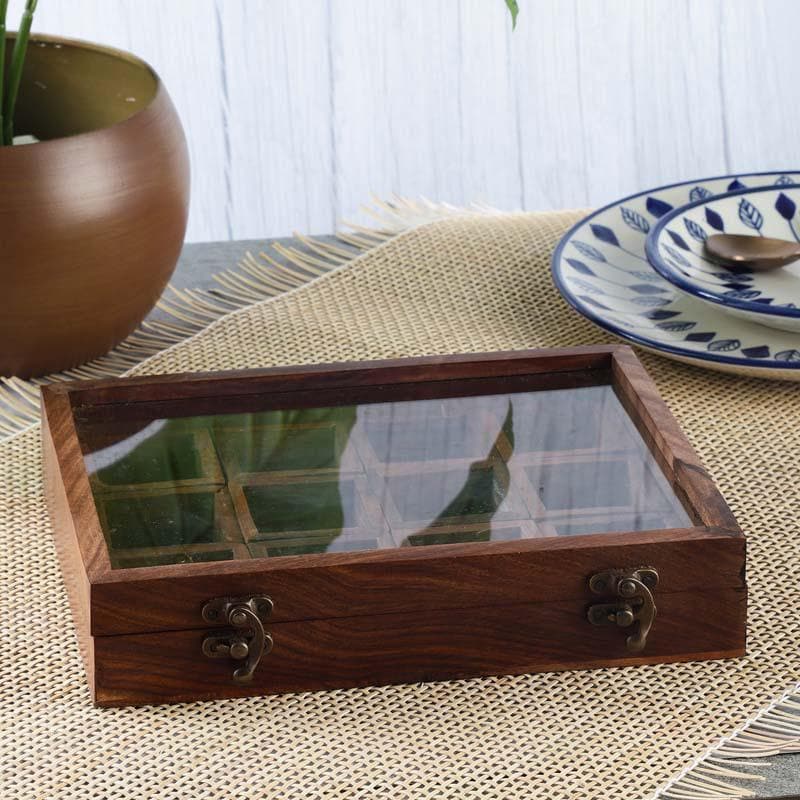 Buy Timeless Wooden Spice Box Masala Box from Vaaree