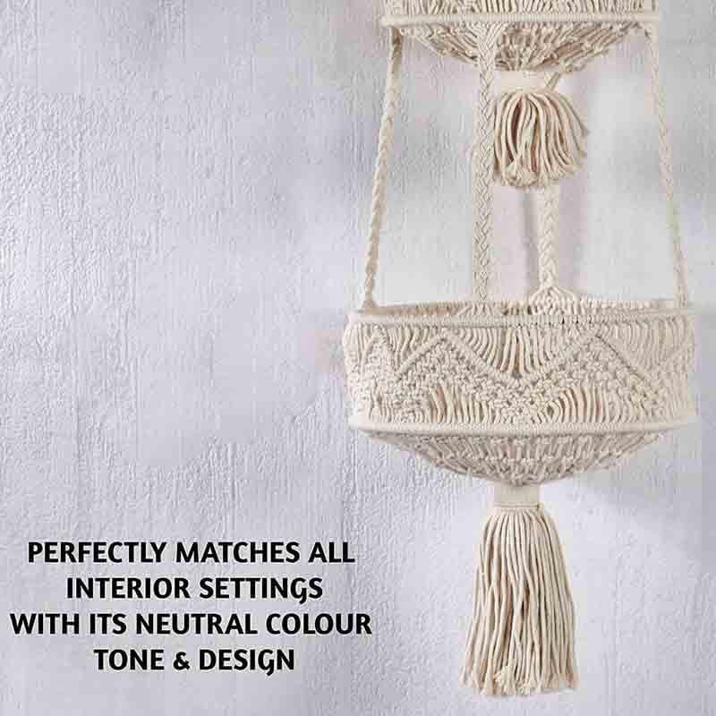 Buy Morii Three -Tier Hanging Basket Storage Basket from Vaaree